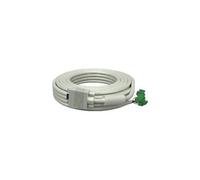 VISION Techconnect Modular AV Faceplate - installation-grade VGA cable - Phoenix (M) to VGA (M) - 28 AWG - outer diameter 8 mm - 10 m - white