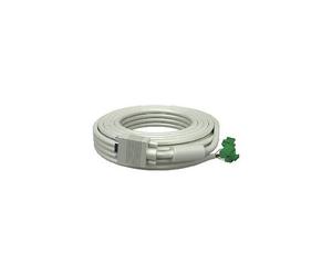 VISION Techconnect Modular AV Faceplate - installation-grade VGA cable - Phoenix (M) to VGA (M) - 28 AWG - outer diameter 8 mm - 10 m - white