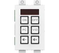 Vision Techconnect TC3-CTL - Télécommande pour module mural - 6 boutons - câble/infrarouge - blanc Blanc G