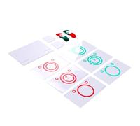 Vision Training Convergence Divergence Kit pour la Coordination Oculaire, 6 Cartes Variables avec Accessoires pour une Utilisation à la Maison ou à L'école