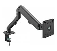 Vision VFM-DA/4 - Kit de montage (bras articulé, serre-joint en C, adaptateur VESA, couvercle VESA) - doublement articulé - pour écran LCD / notebook / tablette - aluminium, acier - noir mat - Taille d'écran : 10"-27" - montrable sur bureau Noir mat