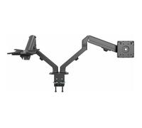 Vision VFM-DAD/4 supporto da tavolo per Tv a schermo piatto 68,6 cm [27] Nero Scrivania (Monitor Mount / Stand 68.6 Cm - [27] Black Desk - Warranty: 12M)