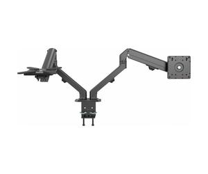 Vision VFM-DAD/4 supporto da tavolo per Tv a schermo piatto 68,6 cm [27] Nero Scrivania (Monitor Mount / Stand 68.6 Cm - [27] Black Desk - Warranty: 12M)
