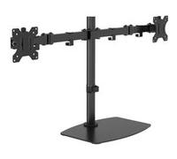 Vision VFM-DSDB - Pied - pour 2 écrans LCD - acier - noir - Taille d'écran : 13-32 - ordinateur de bureau - Noir 2.65 kg Noir