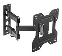 Vision VFM-WA2X2/3 - Kit de montage (plaque murale, bras articulé, adaptateur VESA) - bras réglable - pour Écran LCD - acier laminé à froid - noir - Taille d'écran : 20"-50" Noir G