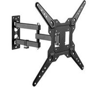 Vision VFM-WA4X4/V3 - Kit de montage - doublement articulé - pour Écran LCD - acier - noir - Taille d'écran : 37"-60" - montable sur mur Noir G