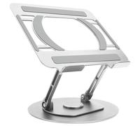 Rarewaves Support pour ordinateur portable Vision VLM-TL Métal gris Hauteur max 32 cm Rotation 360°