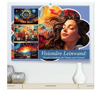 Visionäre Leinwand: Kreative Symbole für Träume und Visionen (hochwertiger Premium Wandkalender 2026 DIN A2 quer), Kunstdruck in Hochglanz: Träume auf ... Kreative Zukunftssymbole, kunstvoll erstellt.