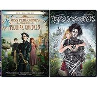 Visionary Director Tim Burton Edward Scissorhands DVD + Miss Peregrine's Home for Peculiar Children Fantasy 2 film Double Feature Bundle
