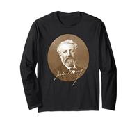 Visionary - Jules Verne Portrait 2 - T-Shirt de Science-Fiction Manche Longue