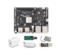 VisionFive2 RISC-V Linux Single Board Ordinateur Quad-Core StarFive JH7110 64 Bits CPU avec LPDDR4 8 Go RAM GPU 3D, Port réseau Gigabit Double, Support M.2 M-Key GPIO Header (avec WiFi 6 dongle)