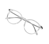 VisionGlobal Classic Lightweight TR90 monture de lunettes ovale, lunettes de vue mode homme(Clair,+0.75 Grossissement)