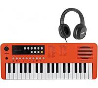 VISIONKEY-1 Mini Piano Numérique Enfant et Débutant Clavier Piano Electrique 37 Touches USB-C - Orange