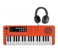 VISIONKEY-1 Mini Piano Numérique pour Enfant et Débutant - Clavier de Piano Electrique 37 Touches avec Casque USB-C Noir