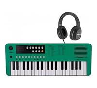 VISIONKEY-1 Mini Piano Numérique pour Enfant et Débutant - Clavier de Piano Electrique 37 Touches avec Casque USB-C Orange