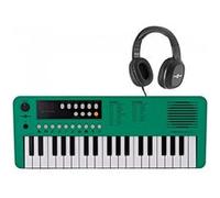 VISIONKEY-1 Mini Piano Numérique pour Enfant et Débutant - Clavier de Piano Electrique 37 Touches avec Casque USB-C Orange