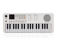 VISIONKEY-1 Mini Piano Numérique pour Enfant et Débutant - Clavier de Piano Electrique 37 Touches USB-C Blanc