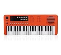 VISIONKEY-1 Mini Piano Numérique pour Enfant et Débutant - Clavier de Piano Electrique 37 Touches USB-C Orange