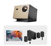 VisionMaster Pro + Écran de Projection à Cadre Fixe 150’’ + ThunderBeat 4.1.2