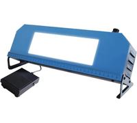Visionneuse à LED Industrielle pour Essais CND, Lumière Radiographique Portable 330000 Lux, Gradation Continue, Pédale, Coque Aluminium - Kit Professionnel d'Analyse de Soudure et Composites