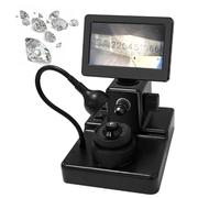 Visionneuse de Ceinture de Diamant, Microscope numérique LCD de 4,3 Pouces avec éclairage LED, pour l'observation des Inscriptions, des pièces de Monnaie, des Timbres et des Plantes.