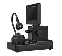 Visionneuse de Ceinture en Diamant, kit de Microscope Biologique, Microscope numérique avec écran LCD de 4,3 Pouces et Voyant de Remplissage LED, grossissement 50-1000X