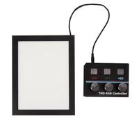Visionneuse De Diapositives RGB avec Table Lumineuse LED 130 X 180 Mm Et Molette De Réglage Individuel des Couleurs RGB, pour La Numérisation De Diapositives Et De Négatifs De Films