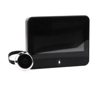 Visionneuse de judas numérique SURENHAP - 1080P - Application de surveillance - Angle de vue 200° - Métal