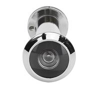 Visionneuse de porte à 220 degrés avec couvercle de judas visionneuse de porte de sécurité antivol avec couvercle arrière, pour 16-23 mm, alliage[argent]
