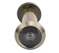 Visionneuse de porte antivol, Angle vision 220 degrés, visionneuse sécurité avec couvercle arrière for usage domestique, 2 pièces pour Porte(Bronze)