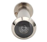 Visionneuse de porte antivol, Angle vision 220 degrés, visionneuse sécurité avec couvercle arrière for usage domestique, 2 pièces pour Porte(Silver)