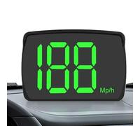Visionneuse de vitesse de voiture - HUD Indicateur de vitesse Km/H - Vitesse numérique GPS avec MPH et pour voiture camion Golf Cart tout-terrain Taxi