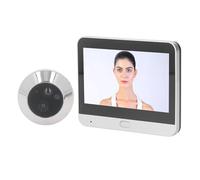 Visionneuse Vidéo HD 1080P, Caméra Judas 120 Degrés pour Porte D'appartement, écran LCD IPS 4,3 Pouces, Appel Vidéo Bidirectionnel, Détection de Mouvement, Vision Nocturne, sans