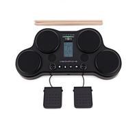 VISIONPAD-6 Batterie Électronique Portable 4 Pads, 2 Pédales par Gear4music
