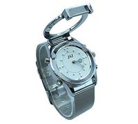 VISIONU Montre Parlante et Tactile Braille avec Alarme Annonce de l'heure en Français pour Les Personnes Aveugles ou Les Personnes Âgées Cadran Blanc