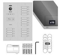Visiophone collectif pour 16 appartements / bureaux - compatible Vigik - Philips WelcomeHive 2 G