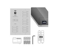 Visiophone collectif pour 16 appartements / bureaux - compatible Vigik - WelcomeHive 2