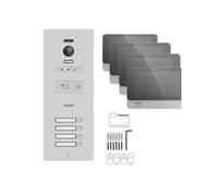 Visiophone collectif pour 4 appartements / bureaux - compatible Vigik - WelcomeHive 2