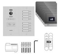 Visiophone collectif pour 8 appartements / bureaux - compatible Vigik - Philips WelcomeHive 2 G