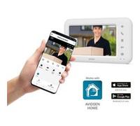 Avidsen Élia Smart - Visiophone connecté WiFi avec écran 7’’, Installation 2 Fils, Vision Nocturne, contrôle Portail et gâche électrique Via Smartphone, portée 100 m