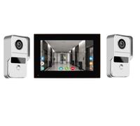 Visiophone connecté Double Platine de Rue pour Maison à 2 Entrées