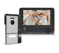 Visiophone Connecté Filaire 4 Fils,Interphone Vidéo avec Écran 7"",Portier Vidéo pour Une Famille,Platine de Rue,Sonnette