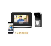 Visiophone connecté V500 Pro io Somfy, Alimentation secteur Saillie, Vidéo HD & interopérabilité domotique