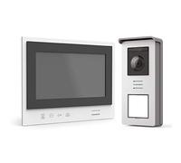 Visiophone Couleur sans Fil, Installation simple et sans fil, Portée de 350m* entre la platine de rue et l’écran, Qualité vidéo HD ,720p, mémoire interne : carte SD - Thomson Air - 512286