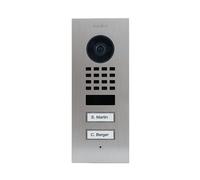 DoorBird D1102V Unterputz Interphone vidéo IP Wi-Fi, Ethernet Station extérieure acier inoxydable V4A (brossé) G