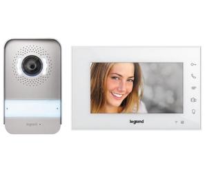 Visiophone Easy Kit WiFi with Netatmo écran 7pouces blanc avec platine de rue