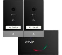 EZVIZ Visiophone connecté HP7 2K – Kit 2 entrées Interphone vidéo