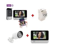 Visiophone Philips Visiophone connecté smartphone - welcomeeye connect 2 - - 531036 - 1 kit visiophone connect 2 + 1 écran supplémentaire +