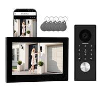 Visiophone filaire 2 Fils Visiophone Full HD 7"" écran tactile avec détection de mouvement