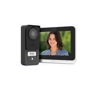 PHILIPS WelcomeEye Lite 2 Visiophone Filaire 2 Fils, Écran Tactile 7" | Caméra Aluminium, Vision Nocturne, Double Commande Portail, Installation 2 Fils, Interface Tactile